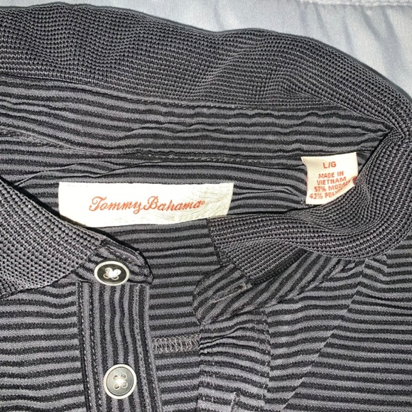 (2) Tommy Bahama Paradise Cove Polo shirts (L) - Picture 5 of 7